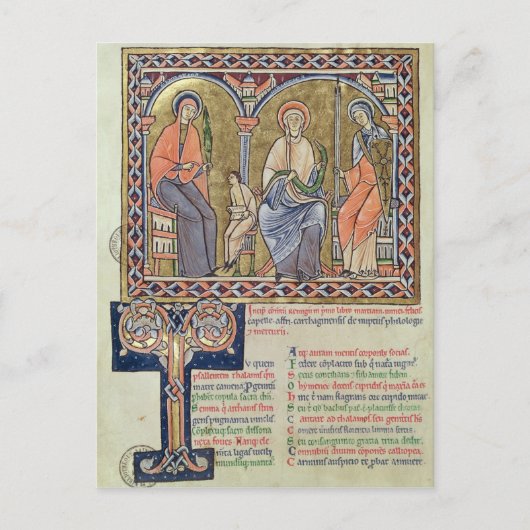 Grammar, Dialect en Rhetoric uit 'Satyricon' Briefkaart (Voorkant)