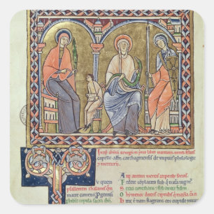 Grammar, Dialect en Rhetoric uit 'Satyricon' Vierkante Sticker