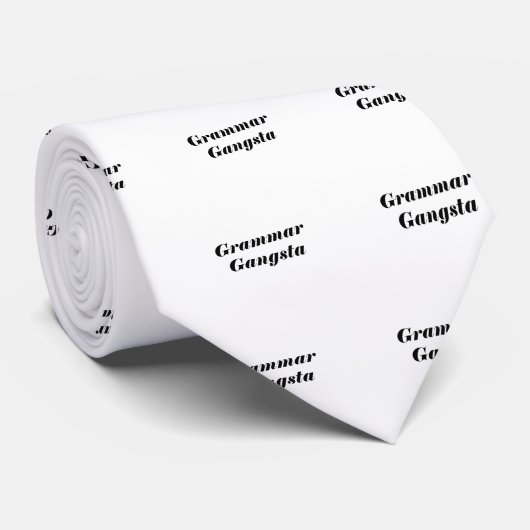 Grammar Gangsta Stropdas (Opgerold)