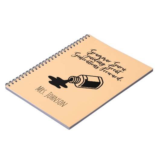 Grammar Guru Guiding Great Generations Forward Notitieboek (Linkerzijde)