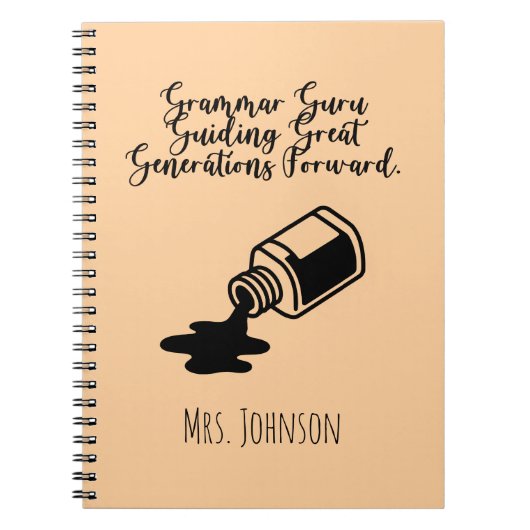 Grammar Guru Guiding Great Generations Forward Notitieboek (Voorkant)