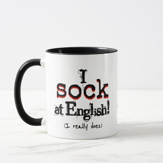 Grammar Humor and Coffee Funny Grammar Nerd Mug Mok (Links)