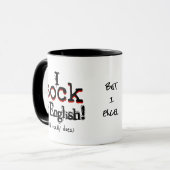 Grammar Humor and Coffee Funny Grammar Nerd Mug Mok (Voorkant links)
