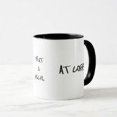 Grammar Humor and Coffee Funny Grammar Nerd Mug Mok (Voorkant rechts)