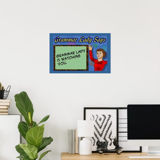 Grammar Lady Posters (Thuiskantoor)