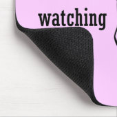 Grammar Lady Watching Mousepad Muismat (Hoek)