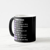 Grammar Lesson Humor, daar zijn ze Magische Mok (Voorkant links)