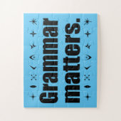 Grammar Matters | Talenkennis Jigzaag Puzzle Legpuzzel (Verticaal)