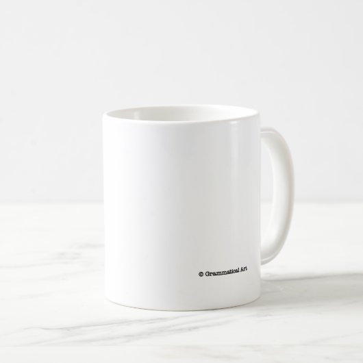 Grammar Mok Engelse leraar Gift Brackets (Voorkant rechts)