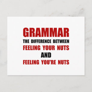 Grammar Nuts Briefkaart