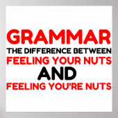 Grammar Nuts Poster (Voorkant)