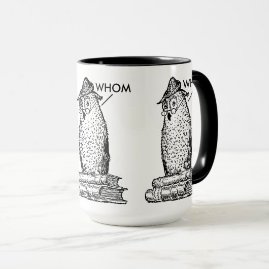 Grammar Owl zegt Whom Mok (Voorkant rechts)