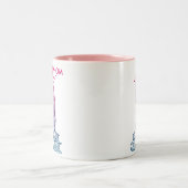 Grammar Owl zegt Whom Tweekleurige Koffiemok (Center)