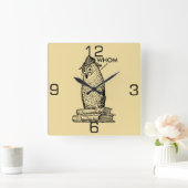 Grammar Owl zegt Whom Vierkante Klok (Huis)