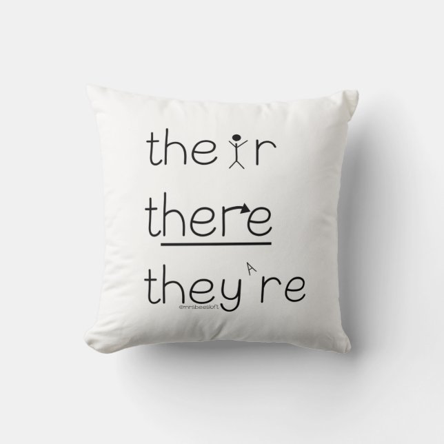 Grammar Pillow Kussen (Voorkant)