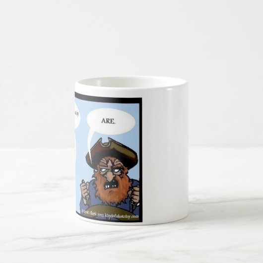 Grammar Pirate Coffee Mok (Center)