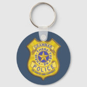 Grammar Police Badge Sleutelhanger (Voorkant)
