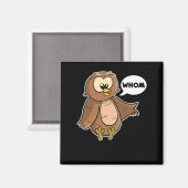 Grammar Police Funny Owl Wie Engels leraar Magneet (Voorkant / Achterkant)