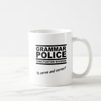 Grammar Politie Funny Mug Koffiemok
