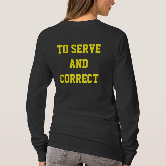 Grammar Politie grappig shirt (Achterkant)