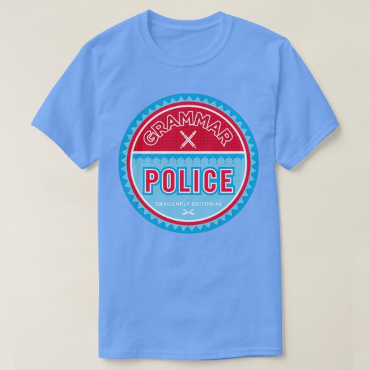 Grammar Politie Klassieke TShirt (Design voorkant)