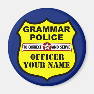 Grammar Politie  Magnet