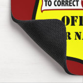 Grammar Politie  Mousepad Muismat (Hoek)