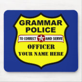 Grammar Politie  Mousepad Muismat (Voorkant)