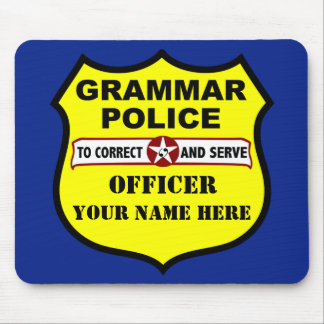 Grammar Politie Mousepad Muismat