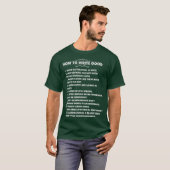 Grammar Pun Funny English Teacher Literature T-shirt (Voorkant volledig)