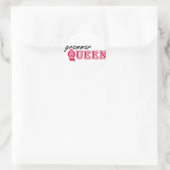 Grammar Queen Ronde Sticker (Tas)