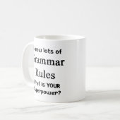 grammar rules koffiemok (Voorkant links)