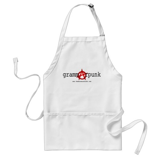 Grammarpunk Apron Standaard Schort (Voorkant)