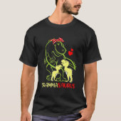 Grammasaurus T Rex Dinosaur Gramma Saurus Family W T-shirt (Voorkant)