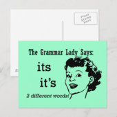Grammatica en zijn Briefkaarten (Voorkant / Achterkant)