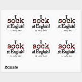 Grammatica Humor Grappige Grammaticus Sticker (Vel)