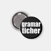 Grammatica leraar grap magneet (Voorkant / Achterkant)