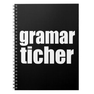Grammatica leraar grap notitieboek