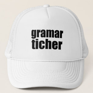 Grammatica leraar grap trucker pet
