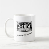 Grammatica Politie Grappige Mok (Links)