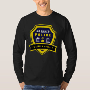 Grammatica Politie Om Redacteur Engels Te Dienen E T-shirt