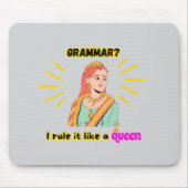 Grammatica Queen Mousepad Muismat (Voorkant)