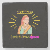 Grammatica Queen Onderzetter (Voorkant)