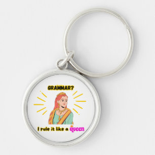 Grammatica Queen Sleutelhanger