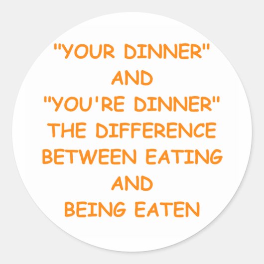 grammatica ronde sticker (Voorkant)