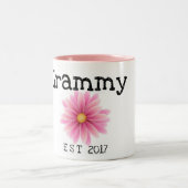 grammatica tweekleurige koffiemok (Center)