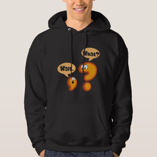 Grammaticale woordspeling leesteken grap Engelse l Hoodie (Voorkant)