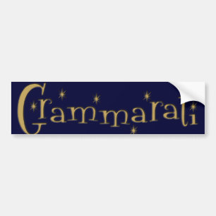 Grammatici Bumpersticker