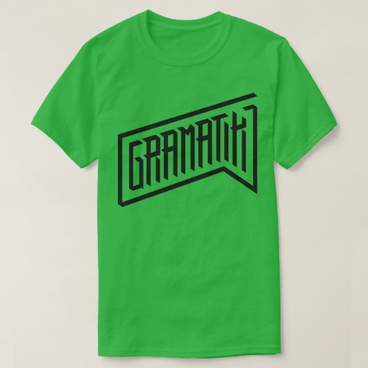 Grammatik (logo) t-shirt (Design voorkant)