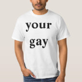 Grammatische fout of affectionate bijnaam? t-shirt (Voorkant)